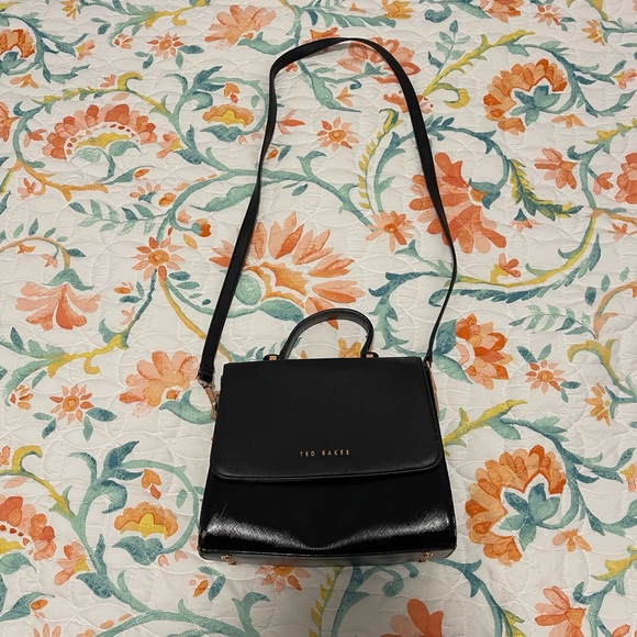 Ted baker faux leather top handle bag - Picture 2 of 6